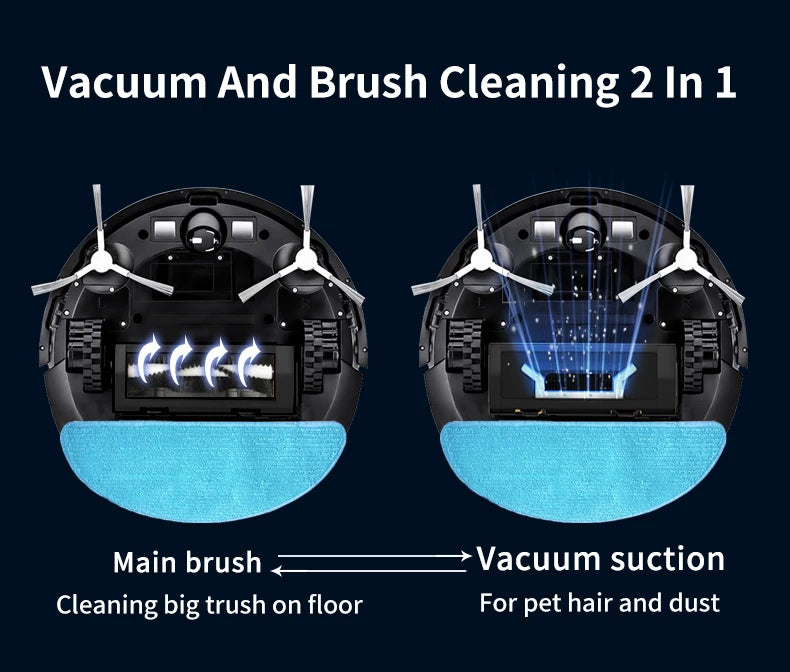 Self-Emptying Clean Robot Automatic Robotic Automatic Cleaner
