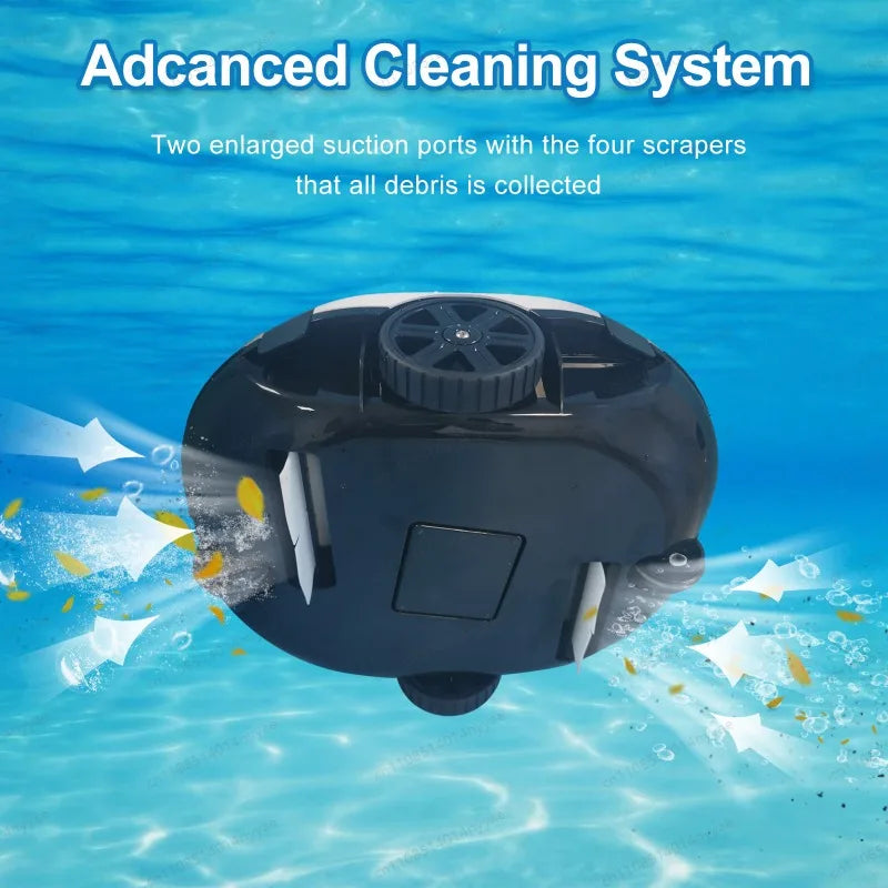 Self-Parking Cordless Pool Vacuum Cleaner Robot Pool Vacuum Cleaner Pool Vacuum Full Automatic Robotic Cleaner
