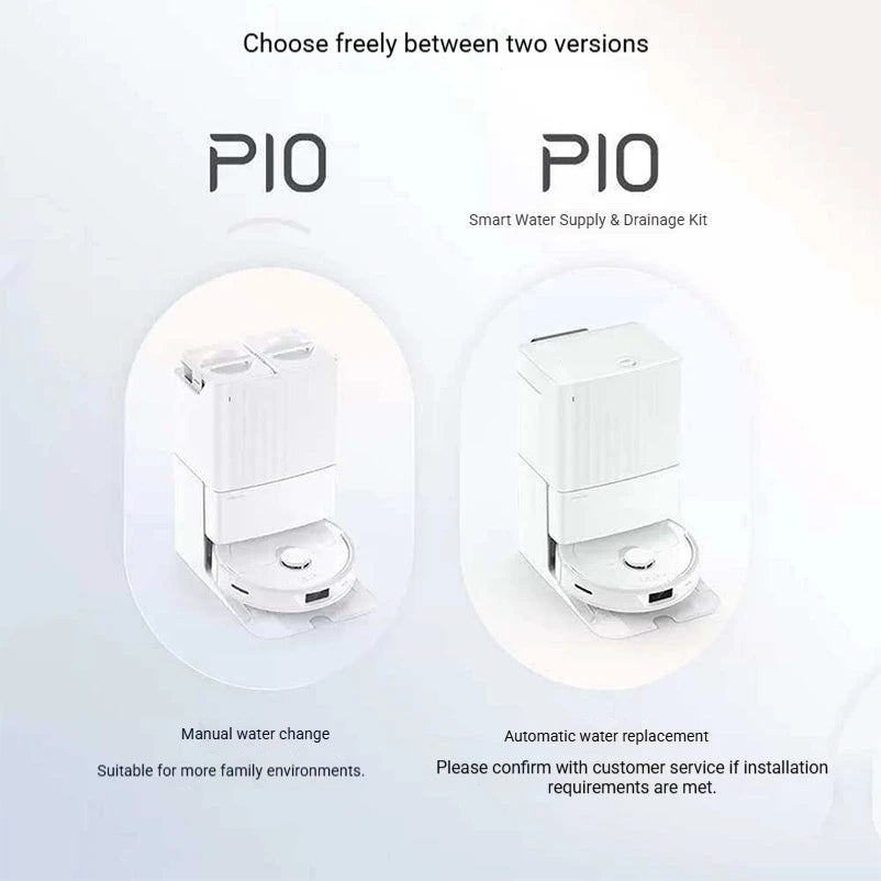 Roborock P10 Robot Vacuum and Mop, Self-Emptying Dock, Auto Mop Lifting, 5500Pa, Perfect for Hard Floors and Pet Hair