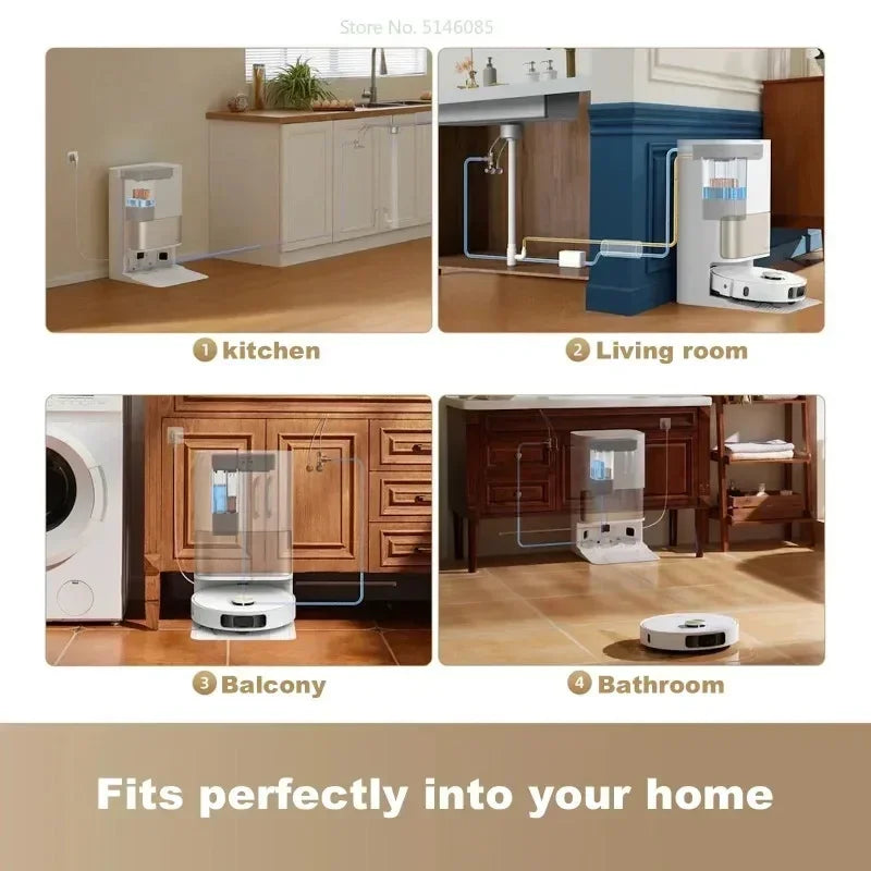 Original DREAME All Robots in Water Module X50PRO S50PRO Series Sweeping Machine, Vacuum Cleaner Automatic Plumbing Module